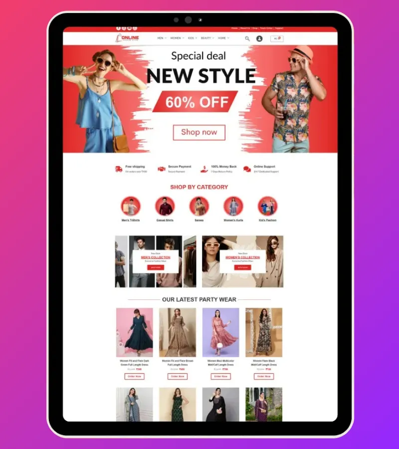 Ecommerce Website